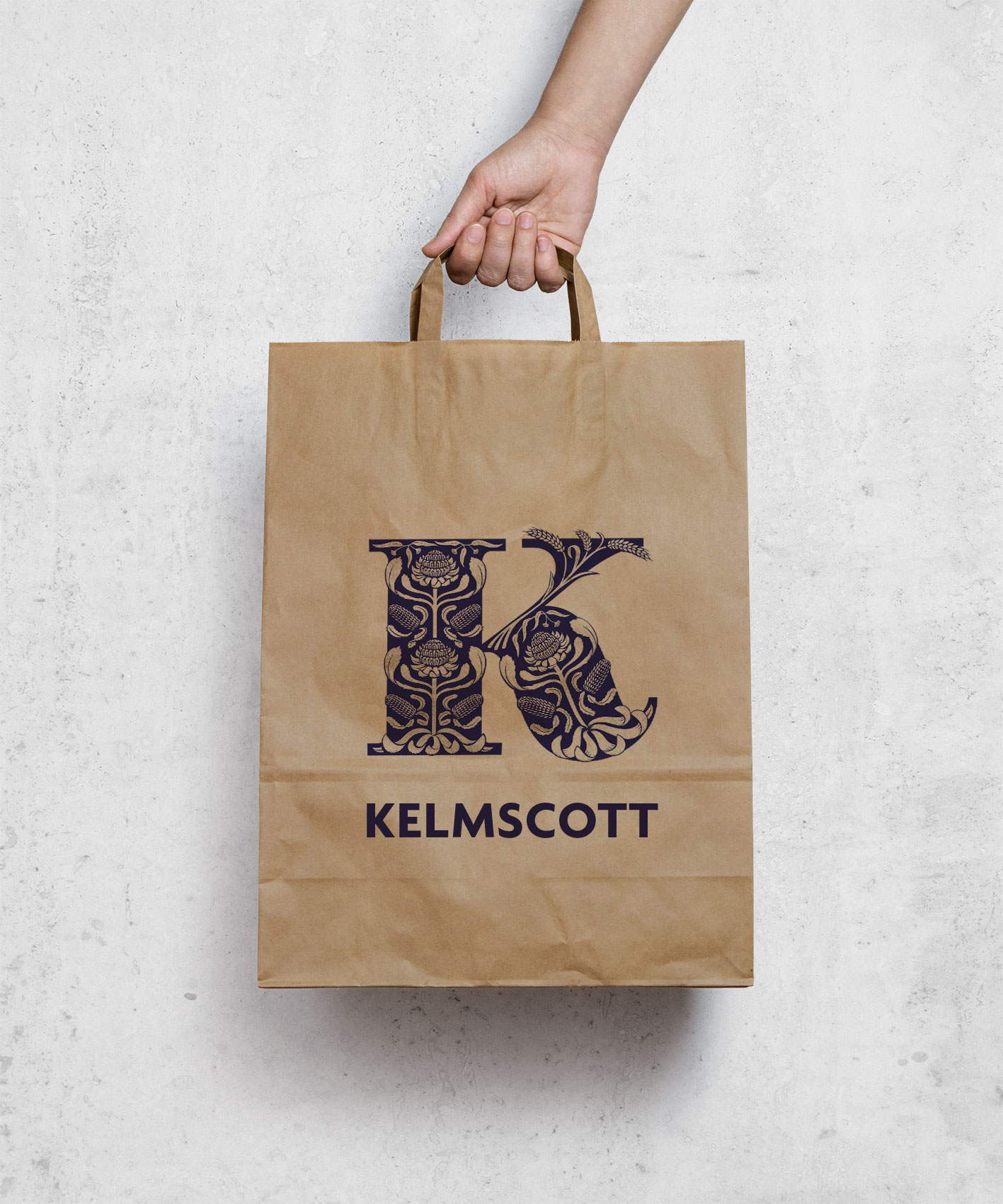 Kelmscott Bakehouse Lettering Illustration Bag | Design by Jamie Clarke Type
