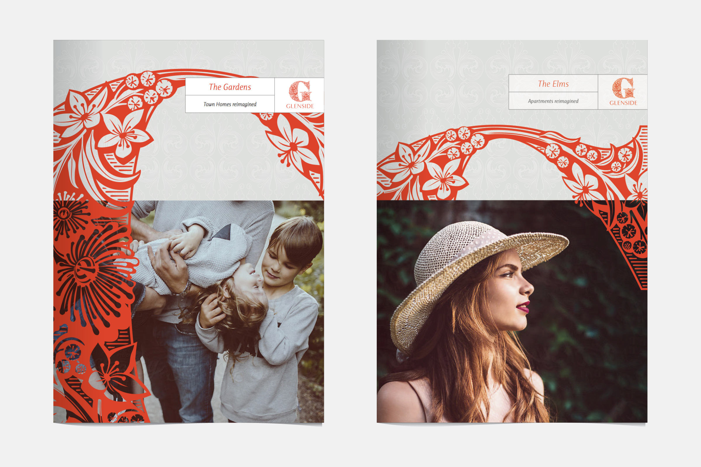 Glenside Branding Illustration Brochures | Jamie Clarke Type