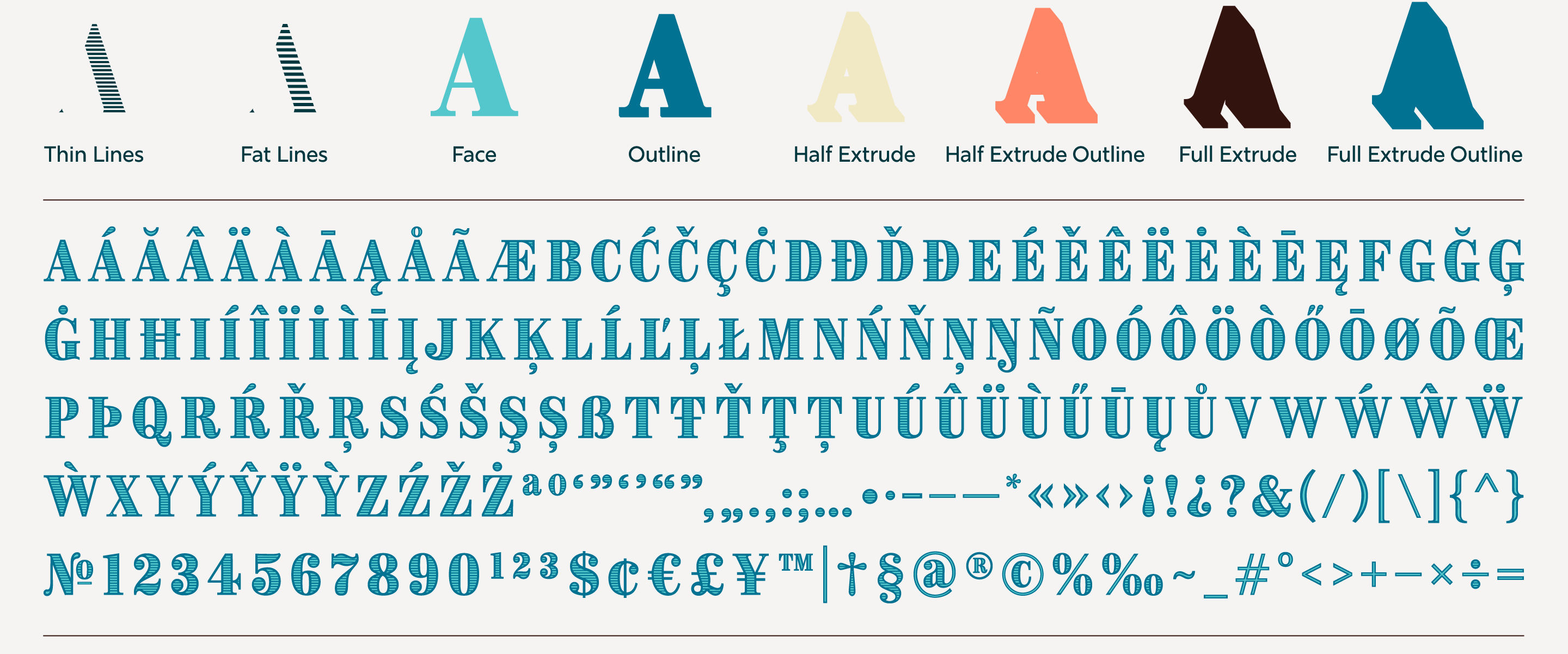 Brim Narrow Character Set, Typeface Specimen by Jamie Clarke Type