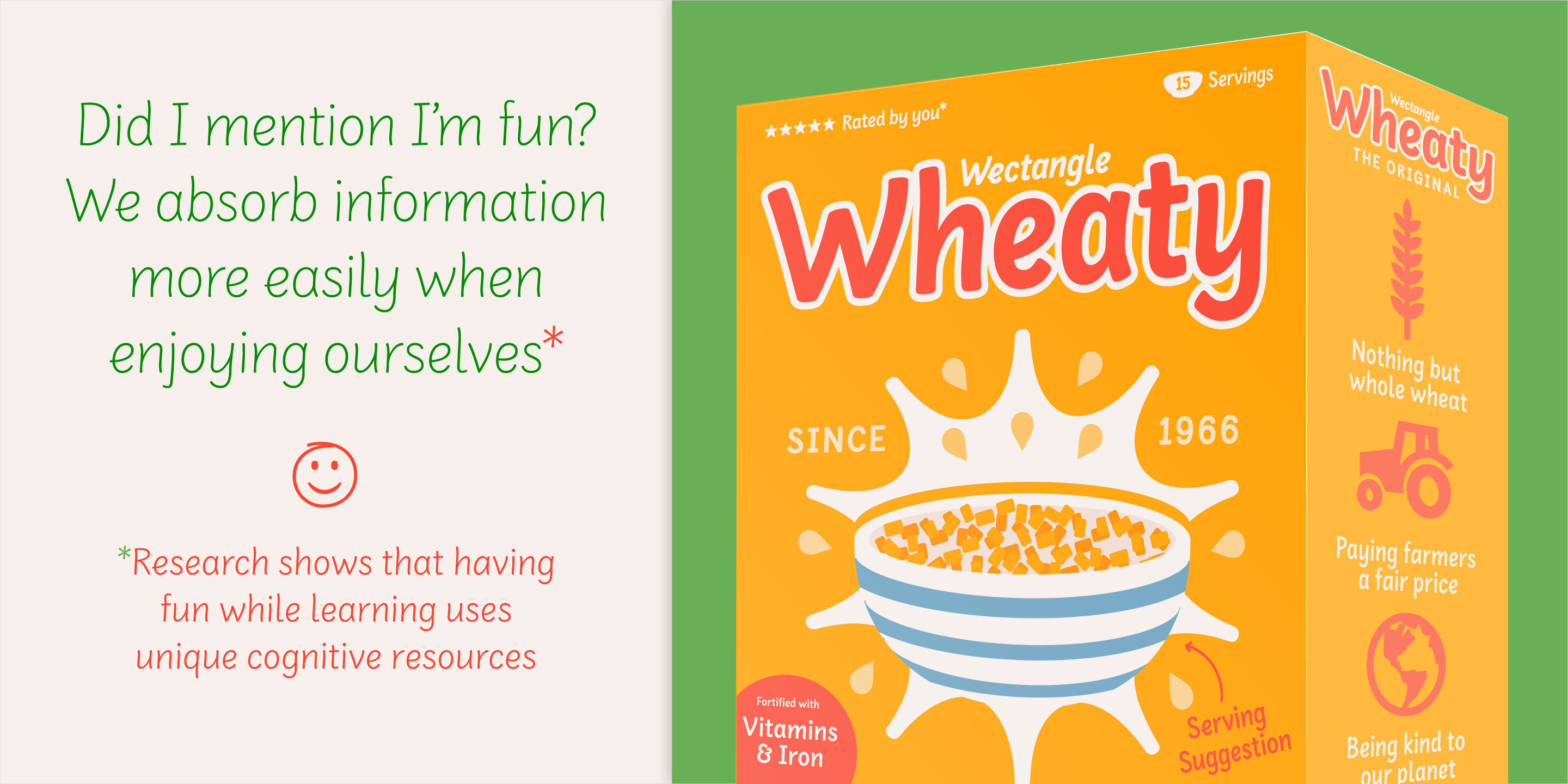 SideNote Font I'm fun Wectangle Wheaty | Jamie Clarke Type