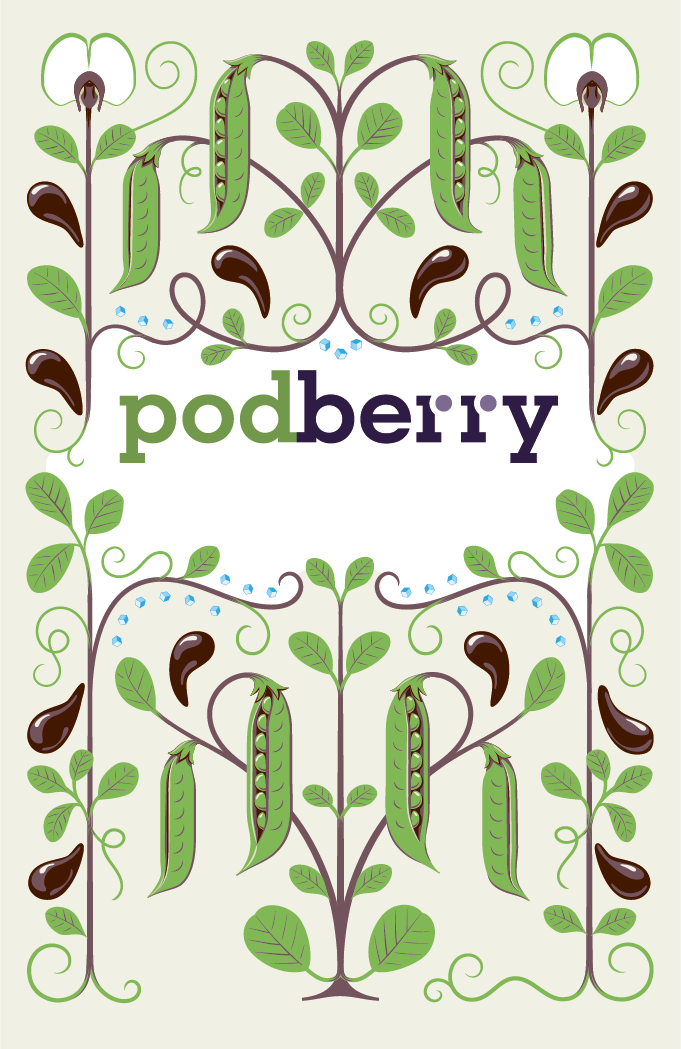 Podberry Pack Illustration Artwork Salt | Jamie Clarke Type