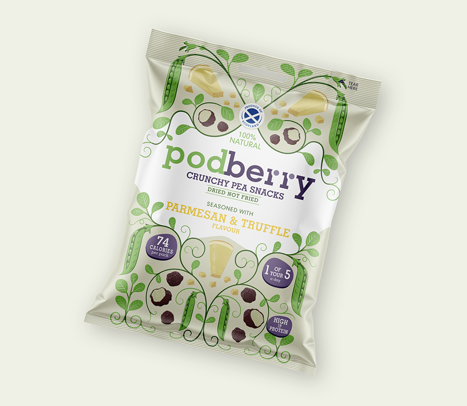 Podberry Pack Illustration | Jamie Clarke Type
