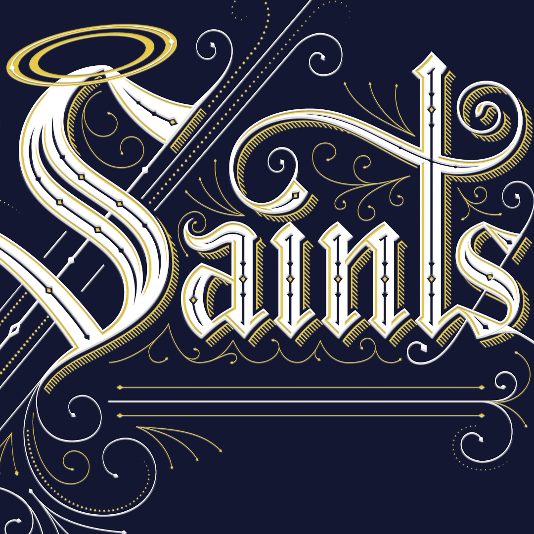 Saint Book Cover Project Cover | Jamie Clarke Type