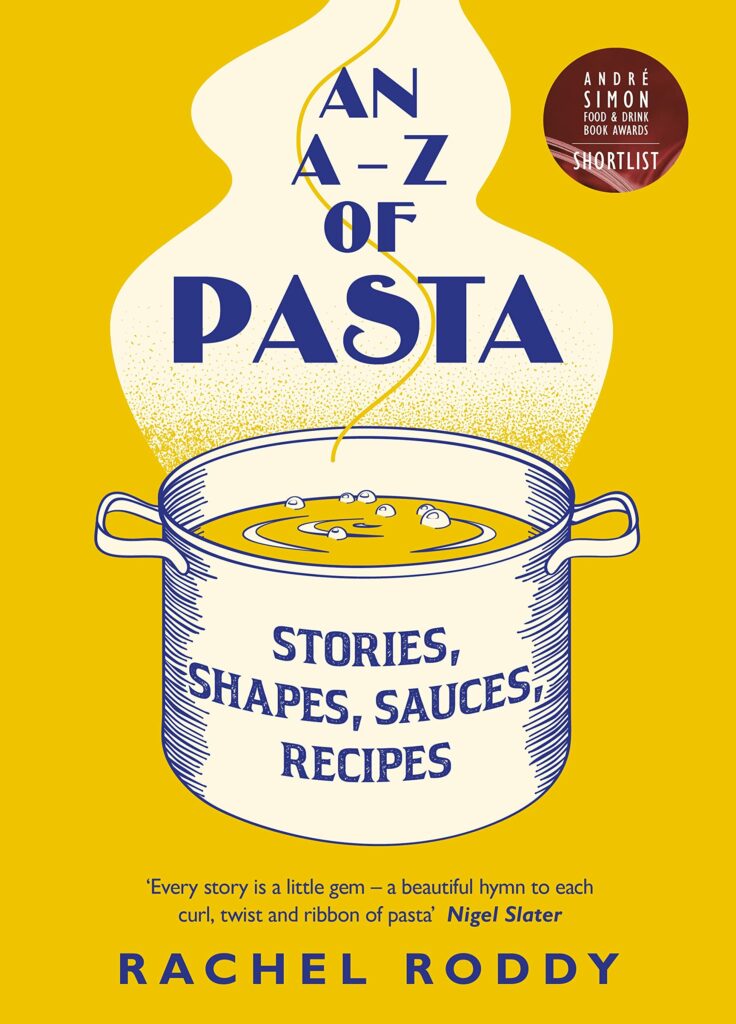 An A-Z of Pasta book cover, Type and Illustration / Font