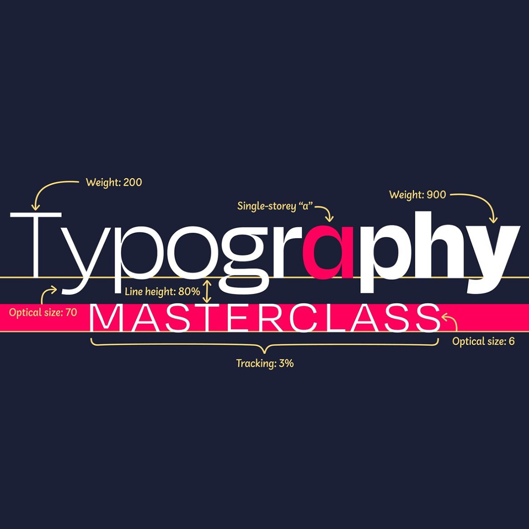 Typography Masterclass Course: Featuring my SideNote font for all the annotations