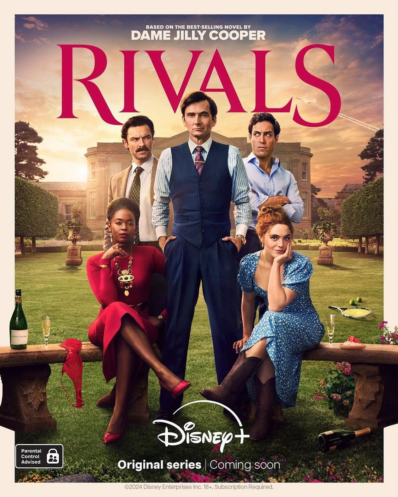 Rivals Disney TV Show with logo / title treatment by Jamie Clarke Type